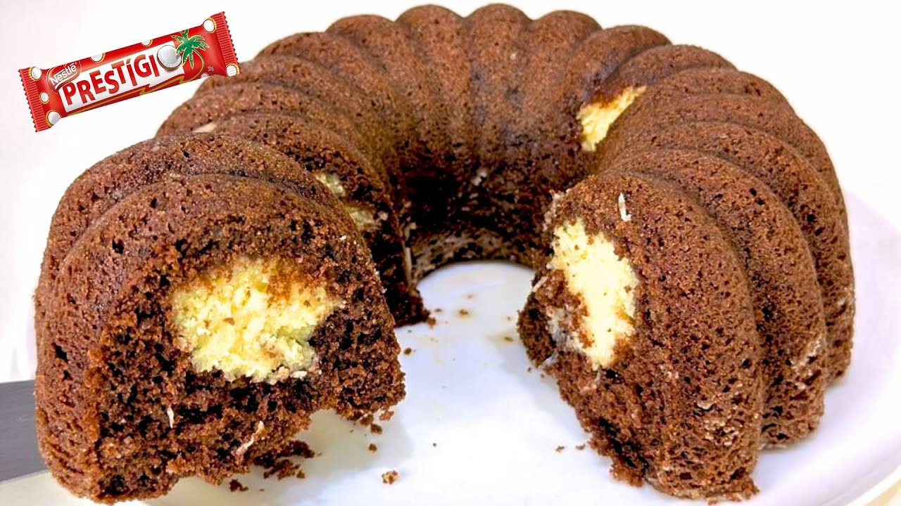 Bolo de Chocolate Recheado de Prestígio: Receita Prática e Deliciosa!